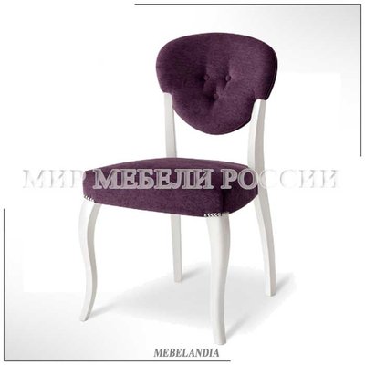 Мягкий дизайнерский стул Крис Камеди Генуя с круглой спинкой (SVD-1)