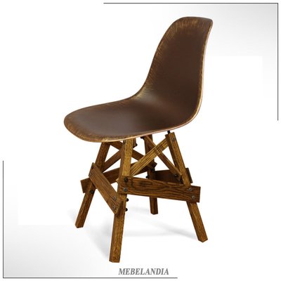 Дизайнерский стул в стиле лофт Eames DSW S71 (SHF-39)