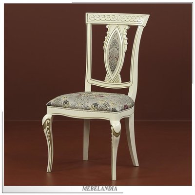 Классический стул для гостиной Александрит-2-13 из массива дерева (UTA-420)