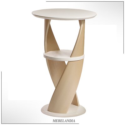 Дизайнерский круглый барный стол для кухни на одной ножке Virtuos D в современном стиле (AD-09)