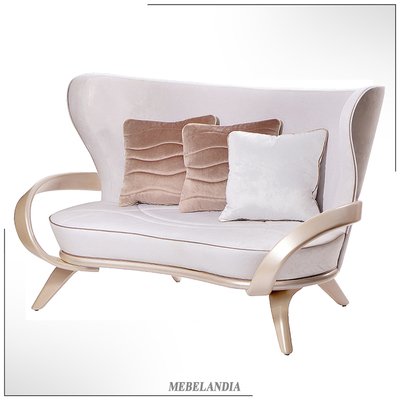 Современный дизайнерский диван для гостиной Apriori S из массива дерева в стиле модерн (AD-52)
