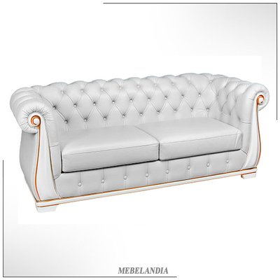 Дизайнерский диван с каретной стяжкой Честер-9 в английском стиле неоклассика (SNS-60)