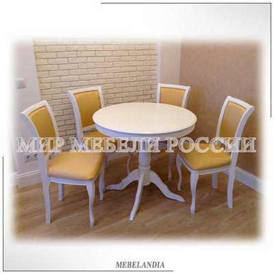 Обеденная мебель для кухни Азалия-6 с раздвижным столом (TKP-88)