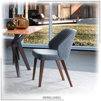 Дизайнерский стул из дуба Боско в скандинвском стиле (ORM-62)