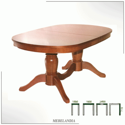 Овальный большой стол Франческа (ROK-09)