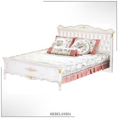 Деревянная кровать двуспальная Мечта-4 -180 в классическом стиле (STL-141)