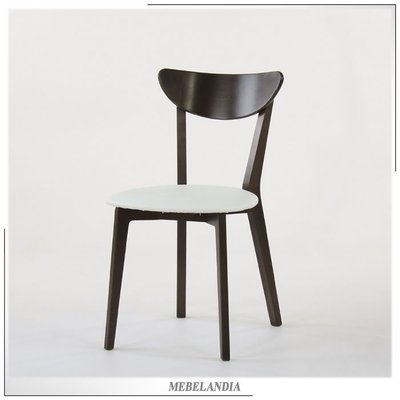 Дизайнерский полумягкий стул для кухни Денди-30-12 в современном стиле (UTA-115)