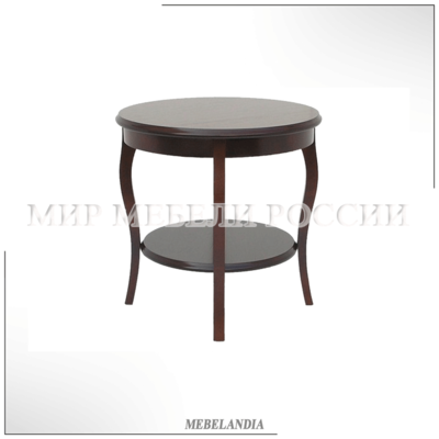 Коктейльный круглый столик Альт-20-10 из массива дерева (UTA-144)