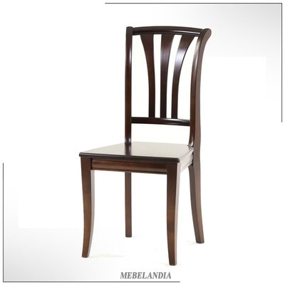 Обеденный стул для кухни с жестким сидением Сибарит-37-13 из натураьного дерева (UTA-249)