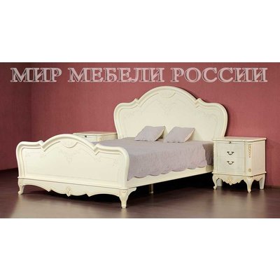 Элитная двуспальная кровать Парма-58-02 (UTA-381)
