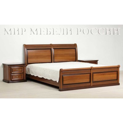 Двуспальная деревянная кровать Милан-61 (UTA-390)