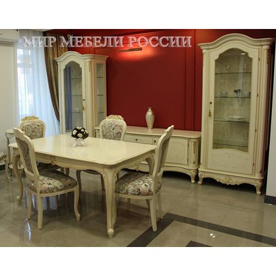 Мебель для столовой - гостиной Парма в классическом стиле из массива дерева (UTA-485)