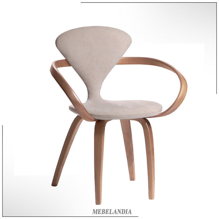 Варианты дизайна деревянного кресла с подлокотниками